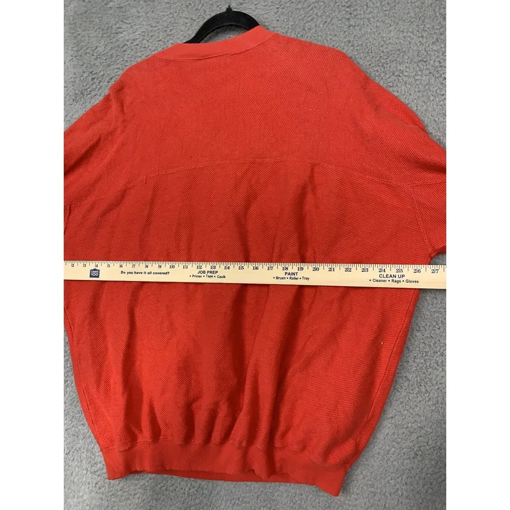 Woolrich Sweater Mens Large Henley Pullover Knit‎ Pocket Crewneck Casual